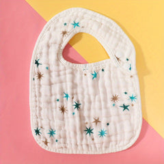 Baby Bib Cotton Gauze Cartoon Pattern Bib for 0-3 Years