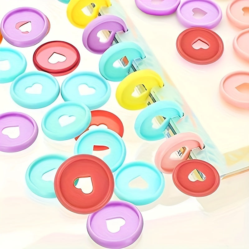 60pcs Discbound Expansion Discs 6 Colors 35mm/2 Extra Pages