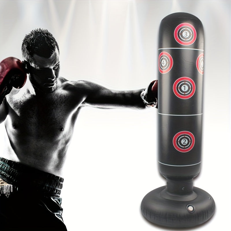 Inflatable Vertical Boxing Column Tumbler for Fitness, Adults & Children