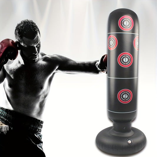 Inflatable Vertical Boxing Column Tumbler for Fitness, Adults & Children