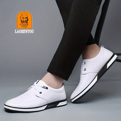 Men's Breathable Leather Dress Shoes For Office