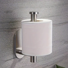 Toilet Paper Roll Holder Stainless Steel Adhesive No Drilling Matte