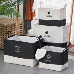 Large Capacity Folding Clothes Storage Box with Handles