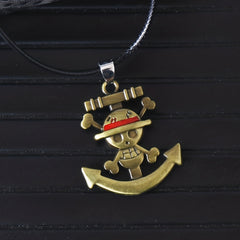 Anime Skeleton Pendant Necklace Pirates Cosplay Gift For Anime Fans