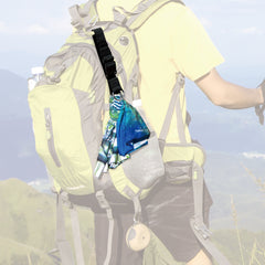 Stroller Hooks Adjustable Travel Strap with Square Hooks and Round Loop Buckles