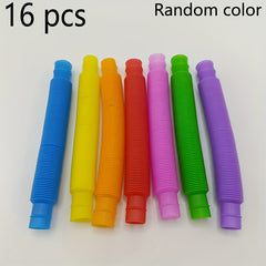 Sensory Stretchy Tubes Toy Colorful Fidget ADHD Autism Gift Creative Unique