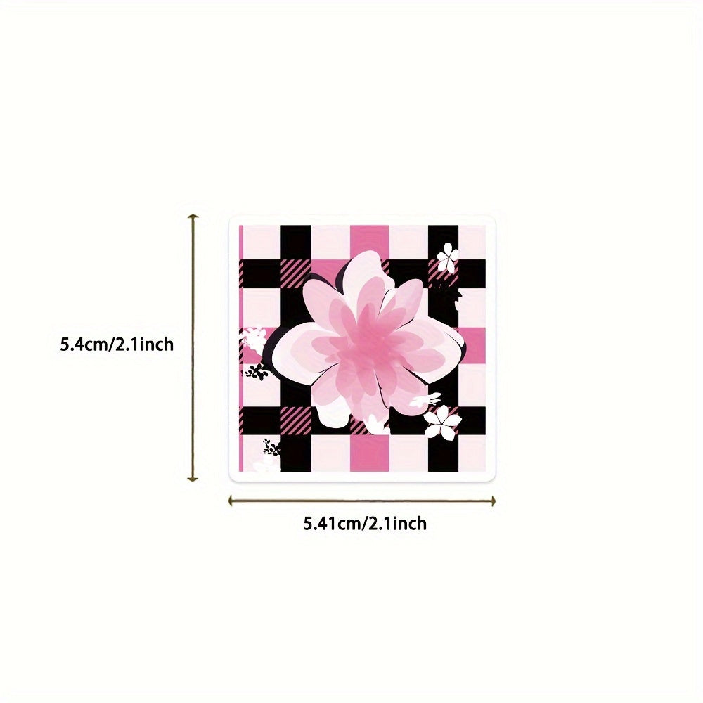 50pcs Pink Sweetheart Waterproof Stickers for Luggage Guitar