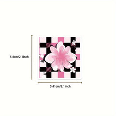 50pcs Pink Sweetheart Waterproof Stickers for Luggage Guitar