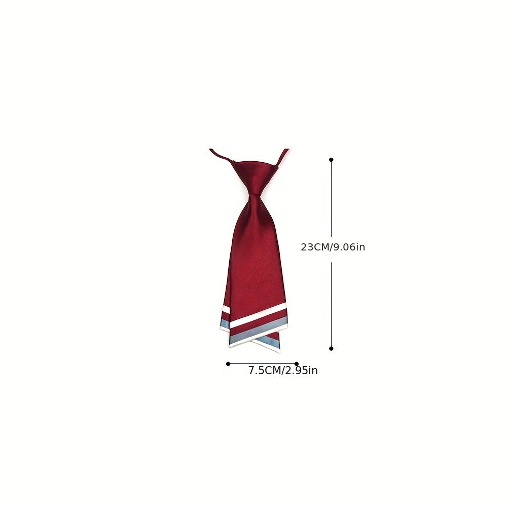 Adjustable Stripe Ties For Boys Students Teenager