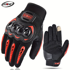Summer Motorcycle Gloves Touch Screen Full Finger Guantes Moto Protective