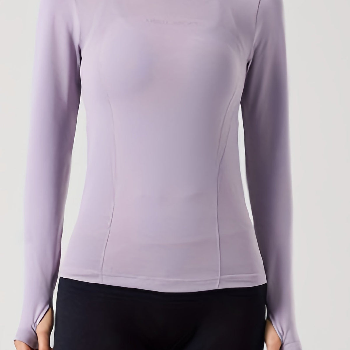 Women's Quick Dry Long Sleeve Sports Top with Thumb Hole