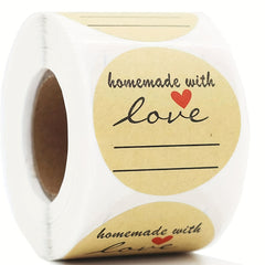 With Love Seal Sticker for Gift Packaging 500pcs