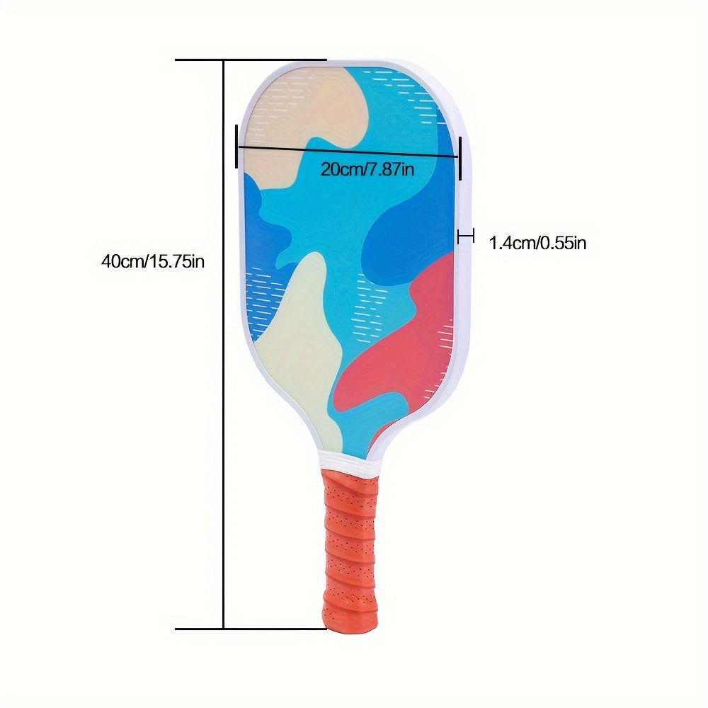 Fiberglass Pickleball Set 2 Rackets 4 Balls Storage Bag