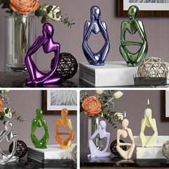 Body Art Thinker Candle Holder Silicone Mold 3pcs Pack