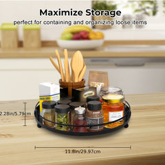 30-48cm Storage Tray Spice Storage Racks Cupboard Organizer
