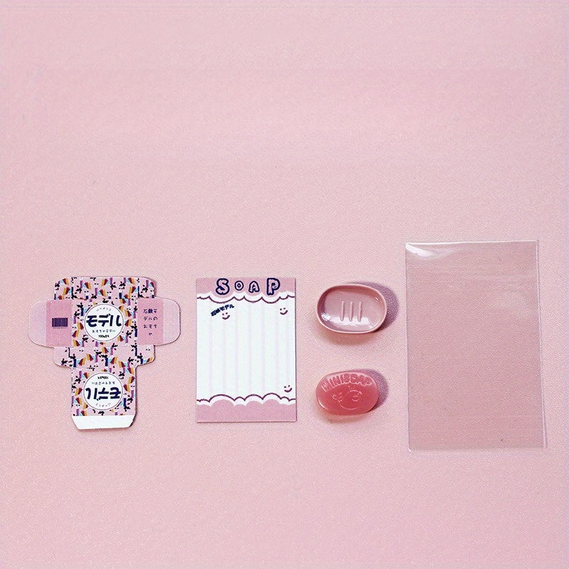 Transforming Dollhouse Cleaning Lab Mini Soap Box & Bathing Set