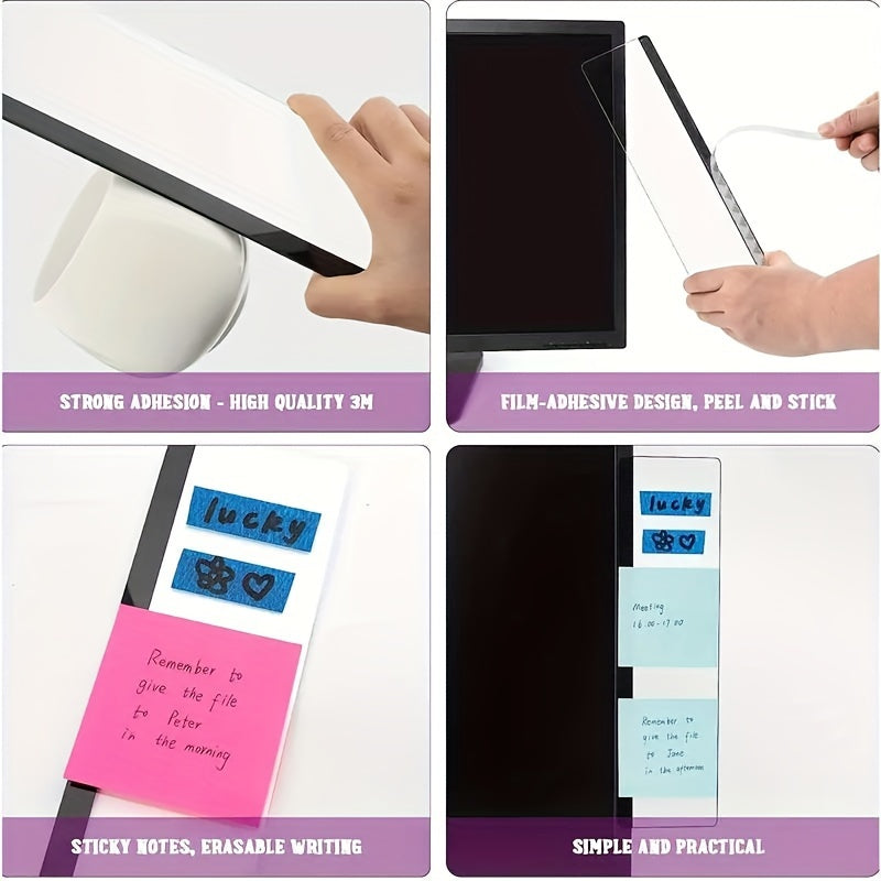 Computer Side Message Board Side Clip Sticker Home Office Accessories