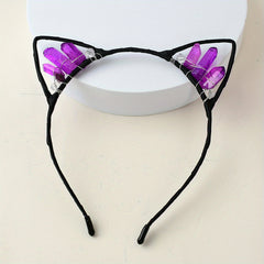 Cat Ears Quartz Hairband Headband Hair Accessories
