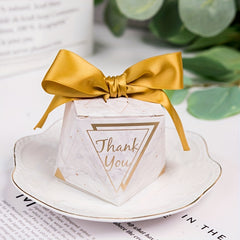 10pcs Wedding Candy Box With Bowknot for Thanksgiving