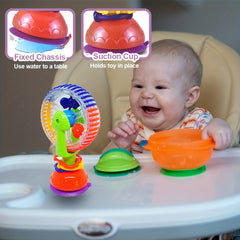Baby Puzzle Rotating Ferris Wheel Butterfly Suction Cup Toy