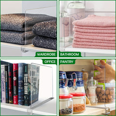 Detachable Storage Organizer with Plastic Shelves