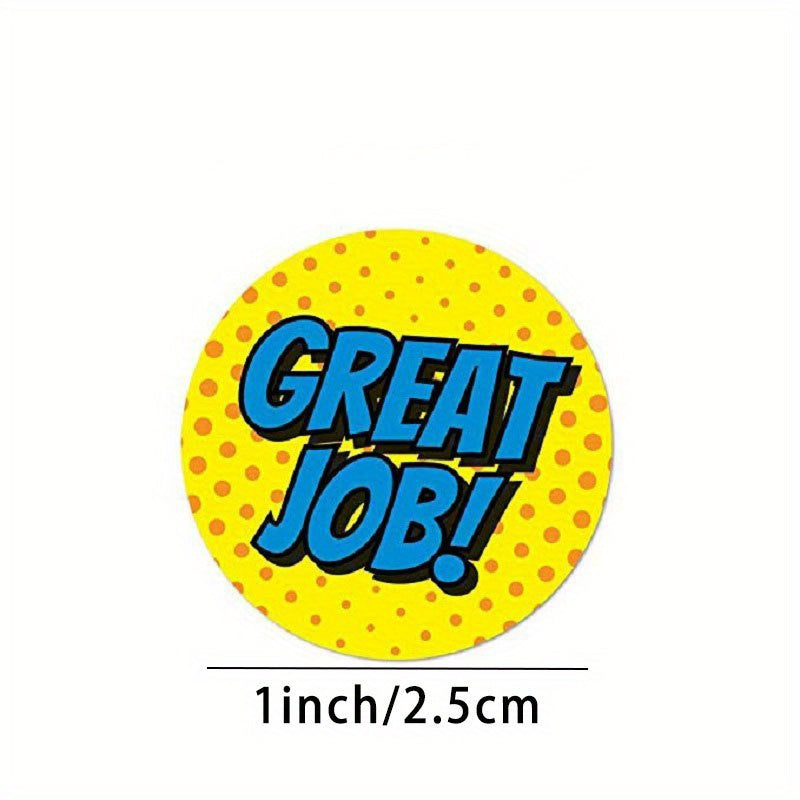 500 Sheets Roll Sticker Labels Incentive Reward Stickers Office Supplies