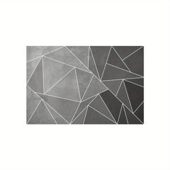 Non Slip Geometric Kitchen Floor Mat Soft and Durable Rug