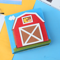 Children's Felt Puzzle Book 3D Baby Cloth Book Early Education Learning Board