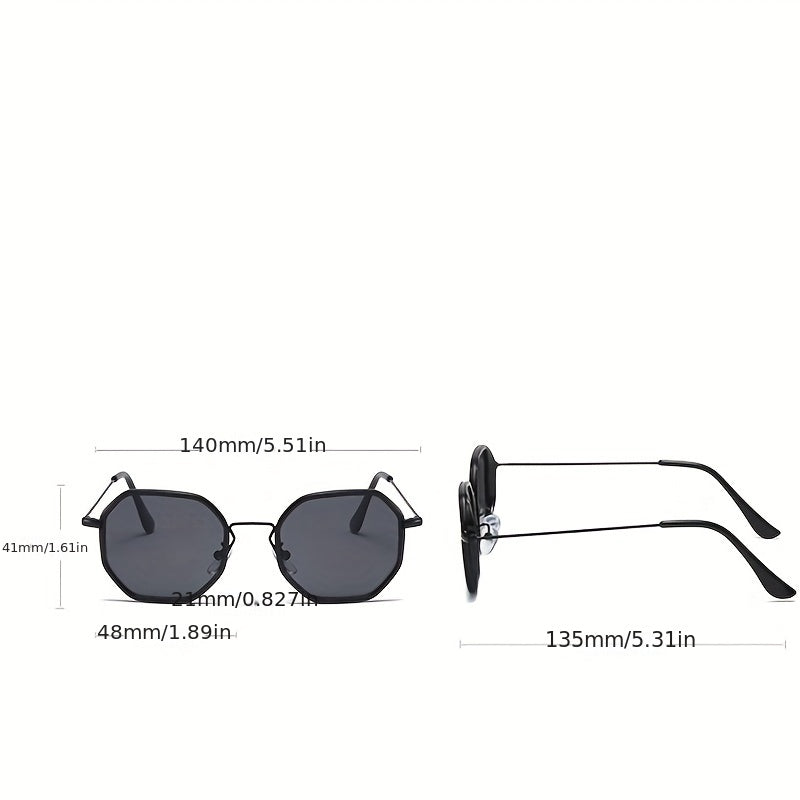 Ombre Polygon Sunglasses UV400 Sun Shades for Driving Beach Travel