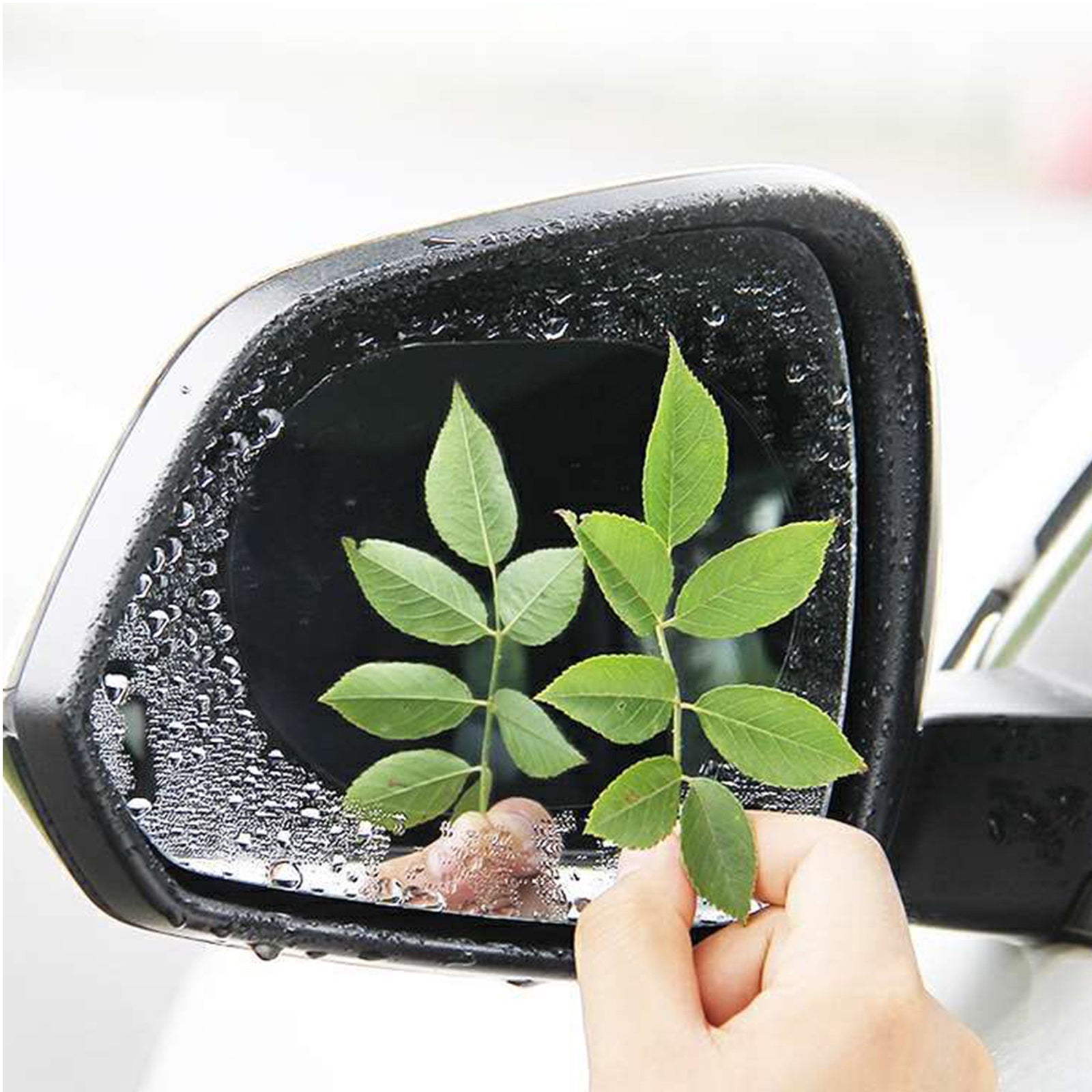 Rainproof Films for Clear and Dry Rearview Mirrors