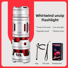 Outdoor LED Rechargeable Flashlight for Hiking Camping