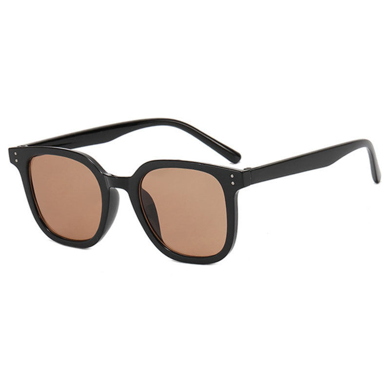 Vintage Oversized Square Sunglasses Stylish Rectangle Eyewear Women