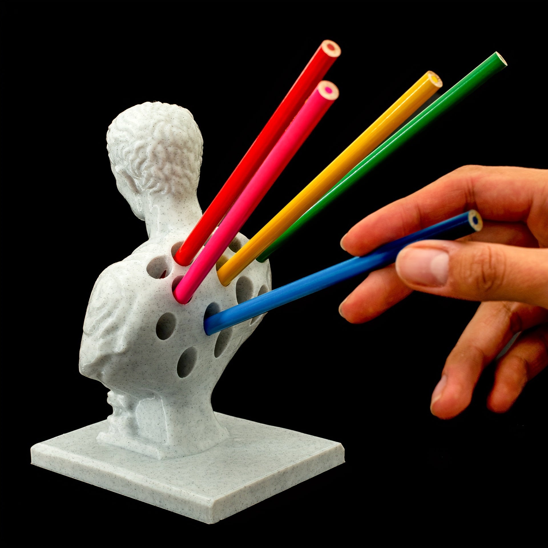 Caesar Emperor Pen Holder Desk Organizer