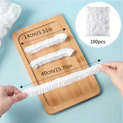 100-200pcs Reusable Elastic Food Storage Bags