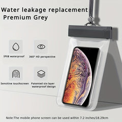 Universal Waterproof Phone Case with Touchscreen, Diving & Swimming Accessory