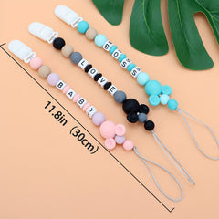 Custom Baby Pacifier Clip - Personalized Baby Shower Gift