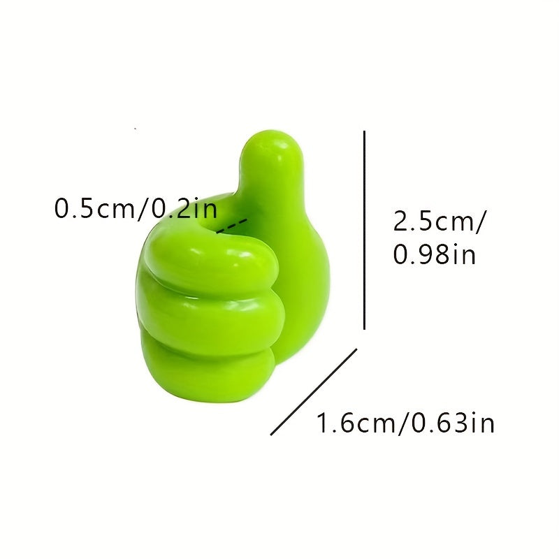 10pcs Car Home Random Thumb Cable Organizer Hook Hub