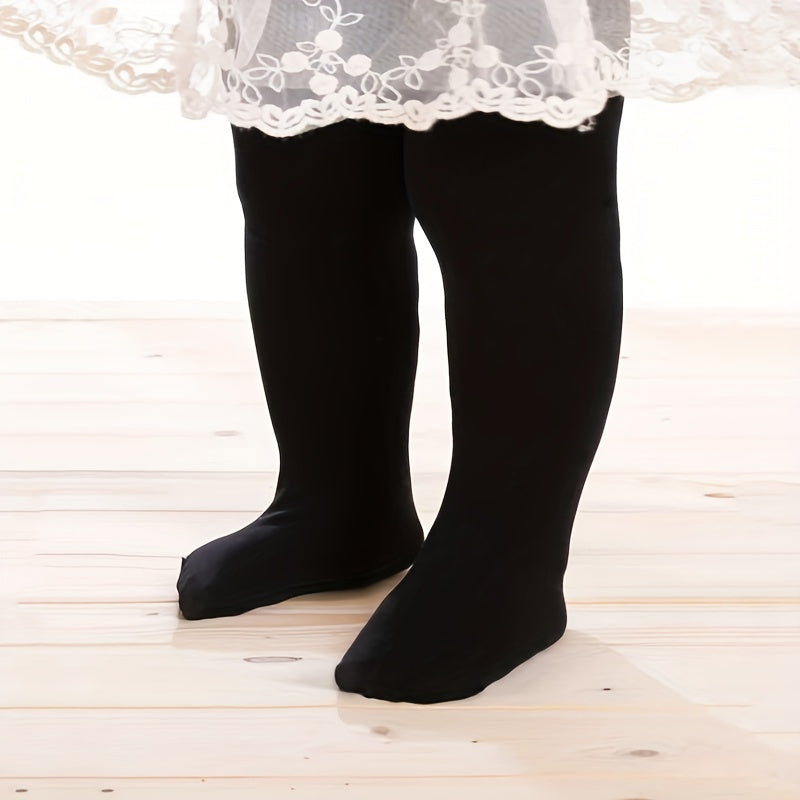 Velvet Dance Socks Pantyhose For Baby Girls Kids