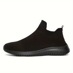 Women's Breathable Mesh Slip-on Sneakers Lightweight Casual Shoes