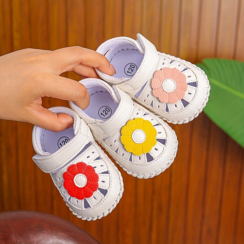 Princess Shoes for Summer Babies 0-12 Months Soft Sole Non slip & Breathable
