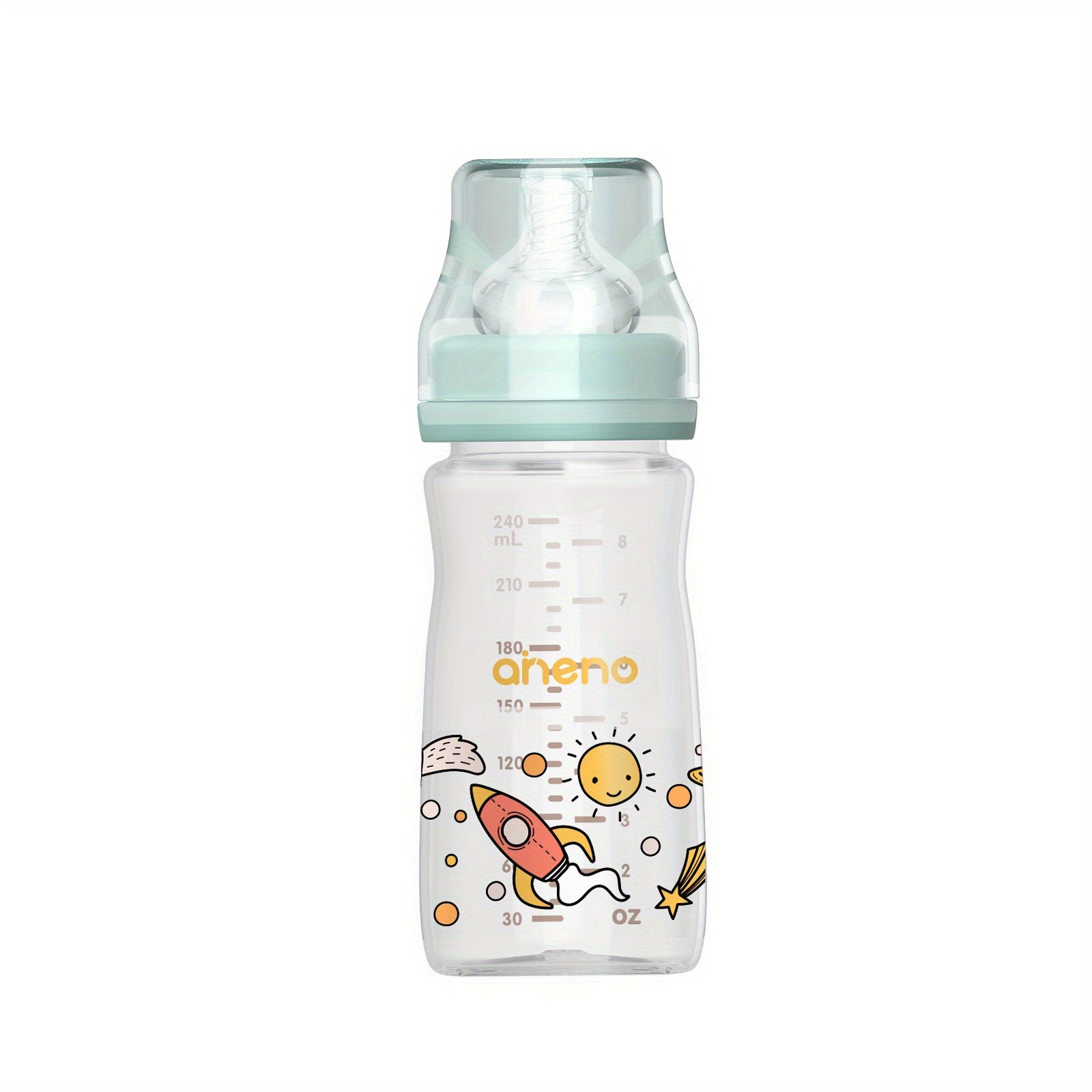 240ML Baby Wide Mouth Feeding Bottle for Breastfeeding