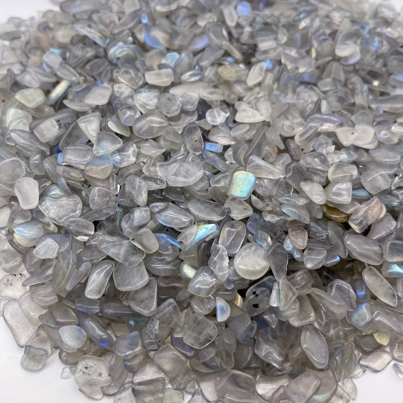Natural Labradorite Chips Crystal Crushed Stones Healing Quartz