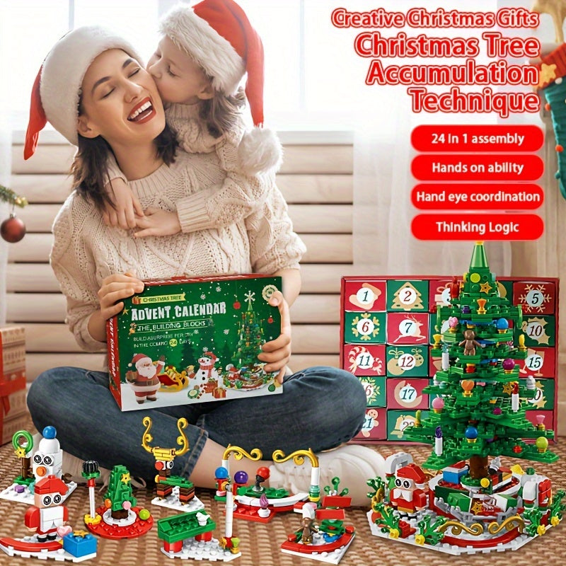 ST 21 Christmas Tree Building Blocks Set