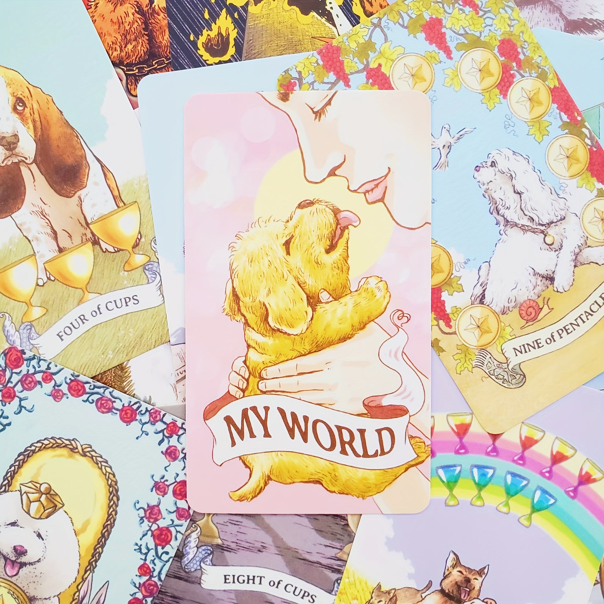 Lovely Dog Tarot Card Exclusive Deck for Beginners & Experts