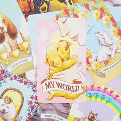 Lovely Dog Tarot Card Exclusive Deck for Beginners & Experts