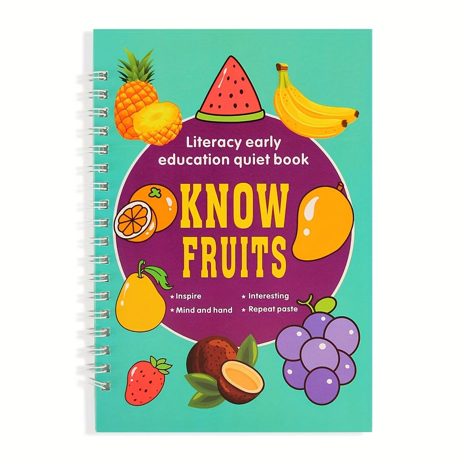 Educational Sticker Activity Book for Toddlers 3-6 Years