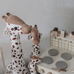 Big Giraffe Doll Long neck Deer Doll Animal Doll Baby Three dimensional Sleeping