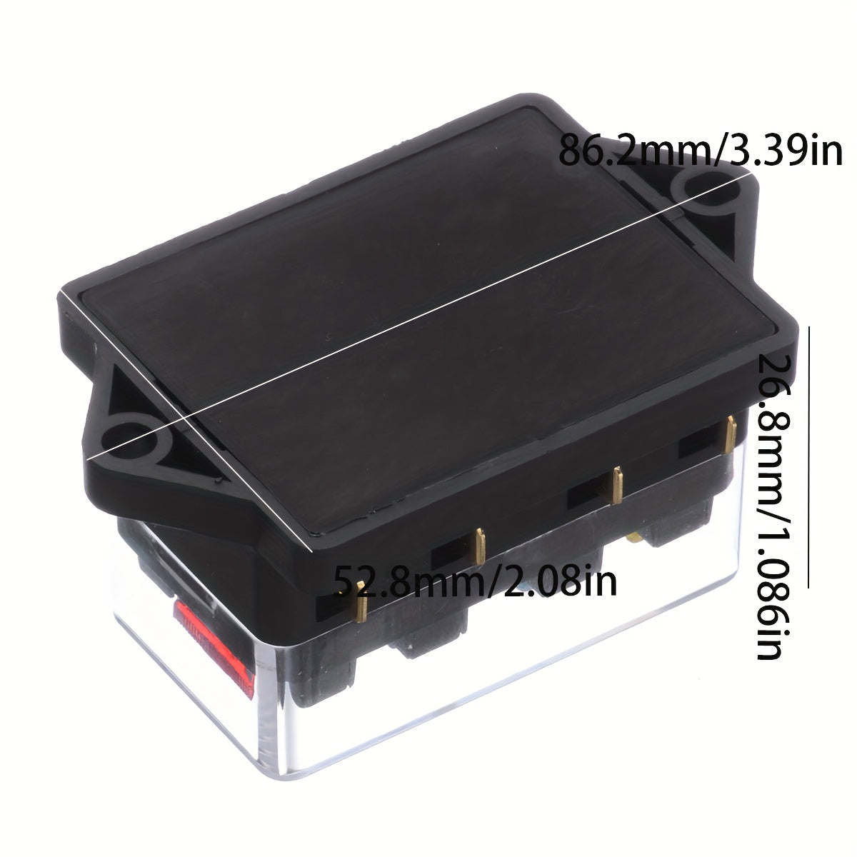 4 Way Car Vehicle Circuit Automotive Blade Fuse Block Holder Box Fuse