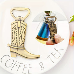 Cowboy Boot Bottle Opener for Home Kitchen Weddings