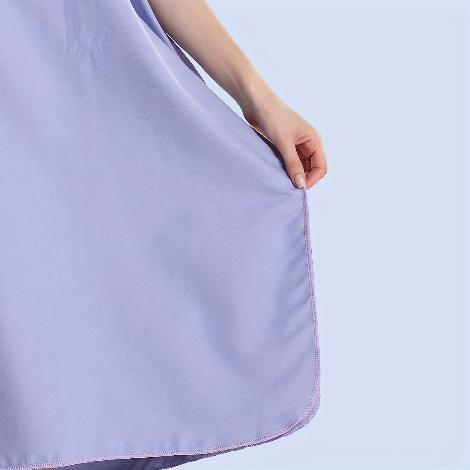 Quick Dry Microfiber RV Bath Robe Towel Poncho Nightclothes